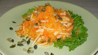 Салаты с тыквой и сыром