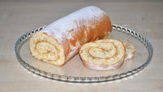 Яблочный рулет-"шарлотка"