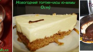 Мусс из белого шоколада - новогодний десерт