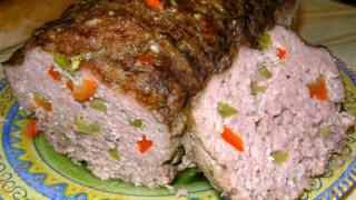 Мясной хлеб и мясные «батончики»