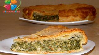 Spanakopita – пирог со шпинатом