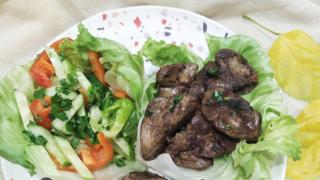 Куриная печень по-мароккански