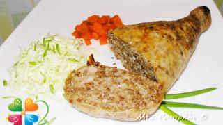 Фаршированные куриные окорочка