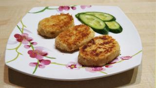 Котлеты картофельные с цветной капустой