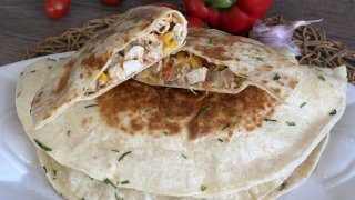 Ленивая кесадилья. Такая сырная и вкусная!